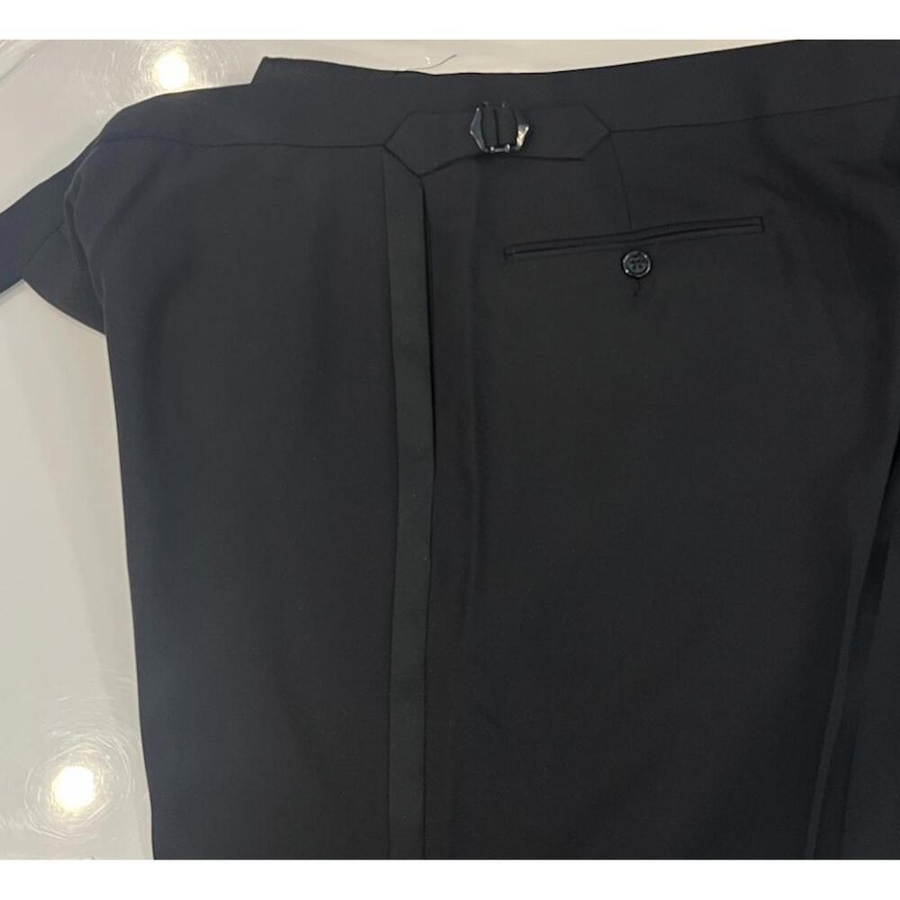 Ralph Lauren Purple Label Black Pants Size 46L - Picture 6 of 15